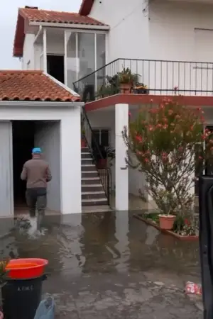 Inundações voltam a afetar Soure e localidade de Sobral fica parcialmente isolada